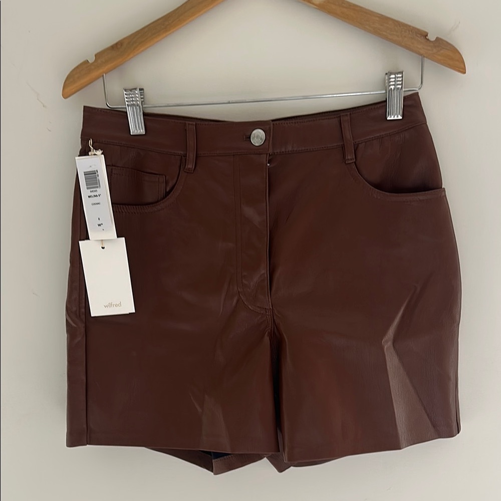 Wilfred Brown High Waist Tailored Shorts